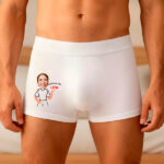 Miniaturansicht von Boxershorts „Dein Eigentum“ mit personalisiertem Foto und Namen