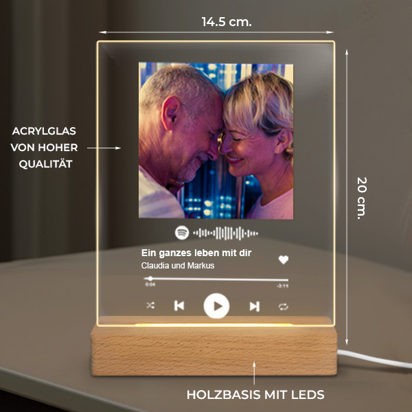 Personalisierte Spotify-Lampe