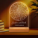 Personalisierte Sternkarten-Lampe Miniaturansicht von Personalisierte Sternkarten-Lampe