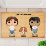 Funko-Fußmatte mit Namen und personalisiertem Text Miniaturansicht von Funko-Fußmatte mit Namen und personalisiertem Text