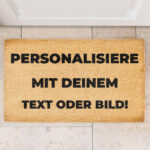 Personalisierte Fußmatte mit Texten und Foto Miniaturansicht von Personalisierte Fußmatte mit Texten und Foto