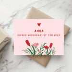 Geschenkkarte mit personalisierter Widmung Miniaturansicht von Geschenkkarte mit personalisierter Widmung