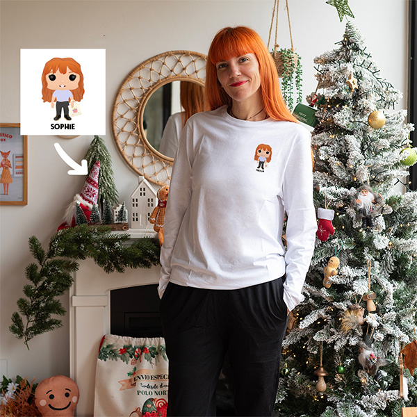 Funko-Pyjama für Sommer oder Winter mit personalisiertem Text