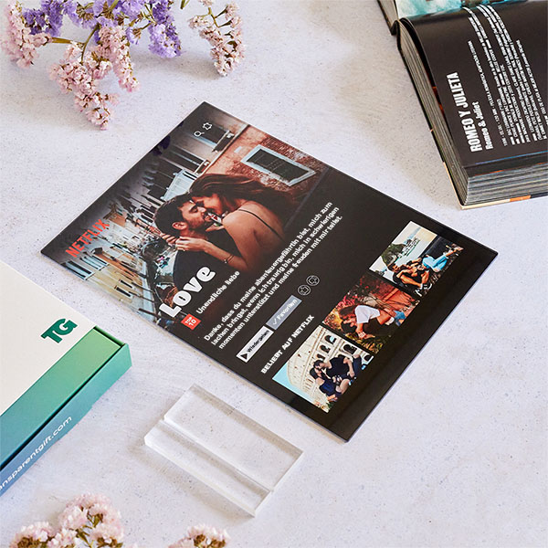 Personalisierte Netflix-Plakette