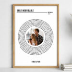 Poster mit Spotify-Songtext in Spiralform und personalisiertem Foto Miniaturansicht von Poster mit Spotify-Songtext in Spiralform und personalisiertem Foto