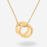 Damenarmband mit Ringen und personalisierten Namen Miniaturansicht von Damenarmband mit Ringen und personalisierten Namen