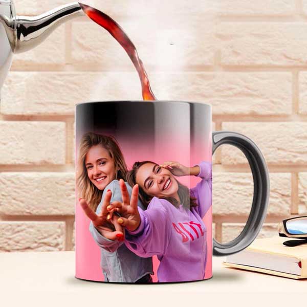 Magische Tasse mit personalisiertem Foto