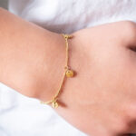 Miniaturansicht von Damenarmband mit personalisierten runden Anhängern