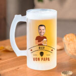 Bierkrug für Papa mit personalisiertem Foto Miniaturansicht von Bierkrug für Papa mit personalisiertem Foto