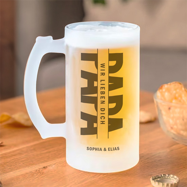Personalisierter Bierkrug Papa