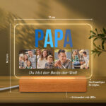 Miniaturansicht von Papa Multicolor-Lampe personalisiert