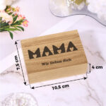Miniaturansicht von Personalisierte Foto-Akkordeonbox Mama Herzen mit Text