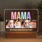 Miniaturansicht von Personalisierte mehrfarbige Mama-Lampe