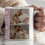 Miniaturansicht von Personalisierte Mama-Tasse Würfel mit vier Fotos