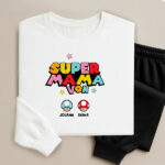 Super-Mama-Pyjama mit personalisierten Namen Miniaturansicht von Super-Mama-Pyjama mit personalisierten Namen
