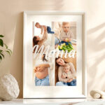 Miniaturansicht von Poster für Mama mit 4 personalisierten Fotos