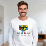 Miniaturansicht von Super-Papa-Pyjama mit personalisierten Namen