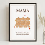 Miniaturansicht von Puzzle-Poster für Mama mit Personalisierten Namen