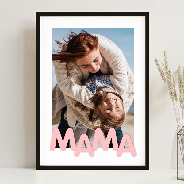 Poster für Mama mit personalisiertem Foto