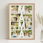 Miniaturansicht von Vertikales Poster für Mama mit personalisierten Fotos