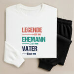 Pyjama Legende, Ehemann und Vater mit personalisiertem Text Miniaturansicht von Pyjama Legende, Ehemann und Vater mit personalisiertem Text