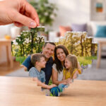 Miniaturansicht von Herz-Puzzle mit personalisierten Fotos
