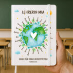 Miniaturansicht von Planeten-Notizbuch mit personalisierten Namen