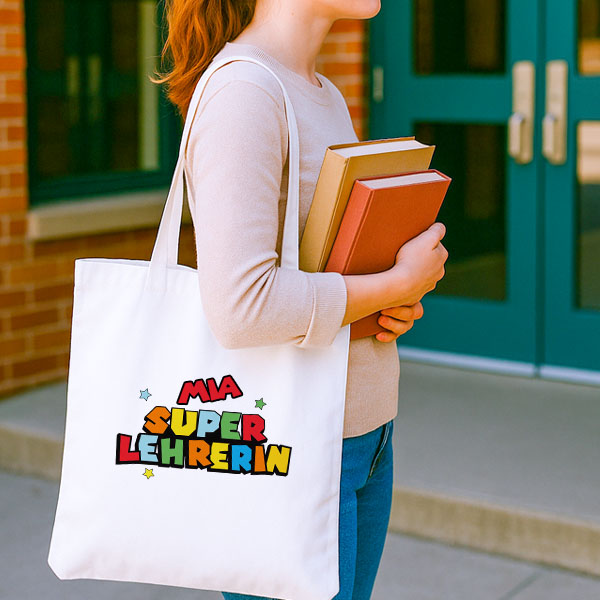 Super-Profe-Tote-Bag mit personalisierten Namen