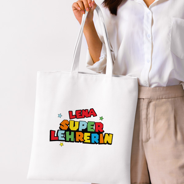 Super-Profe-Tote-Bag mit personalisierten Namen