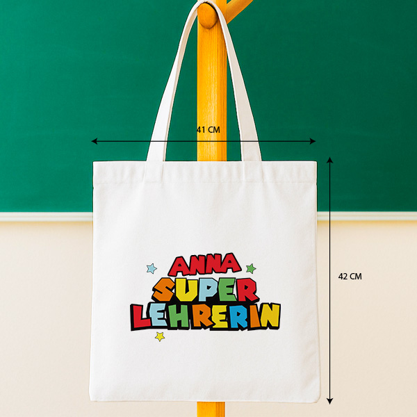 Super-Profe-Tote-Bag mit personalisierten Namen