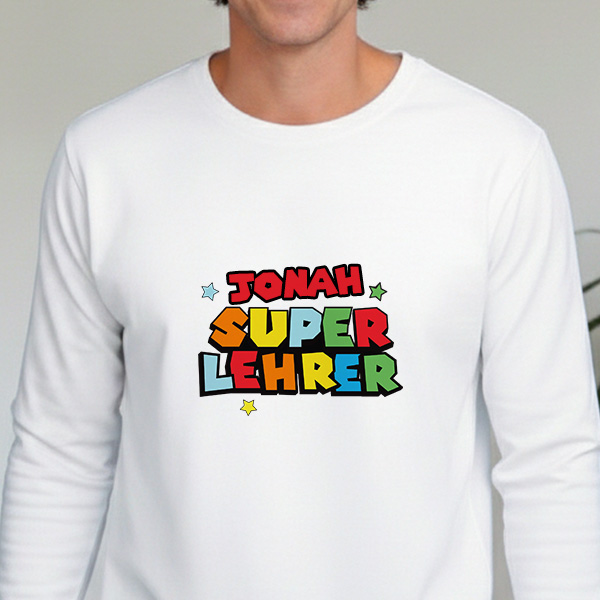 Super-Profe-T-Shirt mit personalisierten Namen