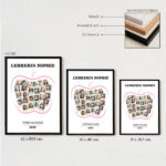 Miniaturansicht von Apfel-Poster für Lehrkräfte mit personalisierten Polaroid-Fotos