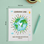 Miniaturansicht von Planeten-Notizbuch mit personalisierten Namen