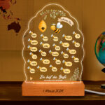 Miniaturansicht von Lampe für Lehrerin mit Bienchen und personalisierten Namen