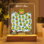 Miniaturansicht von Lampe für Lehrerin mit Fröschchen und personalisierten Namen