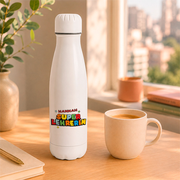 Super-Profe-Flasche mit personalisierten Namen