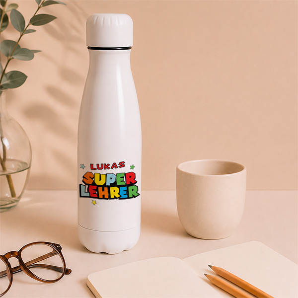 Super-Profe-Flasche mit personalisierten Namen