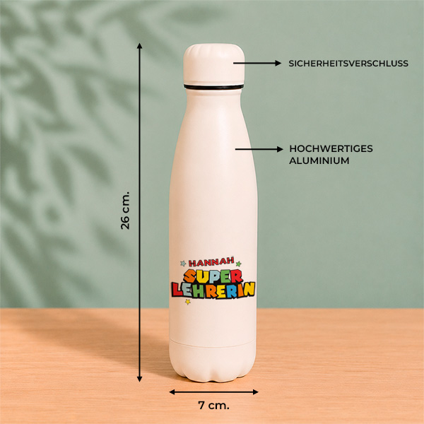 Super-Profe-Flasche mit personalisierten Namen