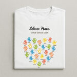 Hände-T-Shirt für Lehrkräfte mit personalisierten Namen Miniaturansicht von Hände-T-Shirt für Lehrkräfte mit personalisierten Namen