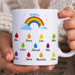 Tasse Regen mit personalisierten Namen Miniaturansicht von Tasse Regen mit personalisierten Namen