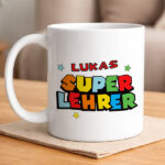 Super-Profe-Tasse mit personalisierten Namen Miniaturansicht von Super-Profe-Tasse mit personalisierten Namen