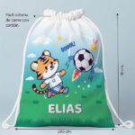 Miniaturansicht von Personalisierter Kinder-Turnbeutel Fußball