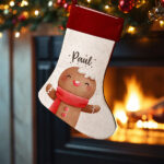 Weihnachtsstrumpf Figuren mit personalisiertem Namen Miniaturansicht von Weihnachtsstrumpf Figuren mit personalisiertem Namen