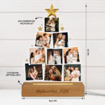 Miniaturansicht von Weihnachtsbaum-Lampe mit personalisierten Fotos
