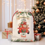 Miniaturansicht von Weihnachtssack Auto mit personalisiertem Namen