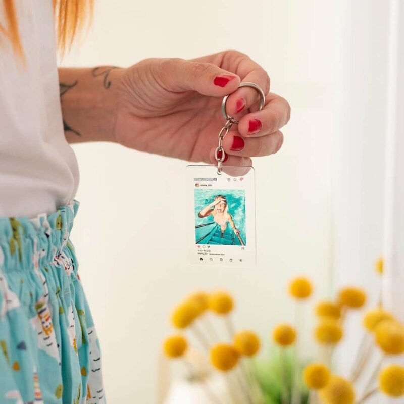 Llavero Instagram personalizado