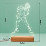 Miniatura de Lámpara Tenis con Nombre personalizada