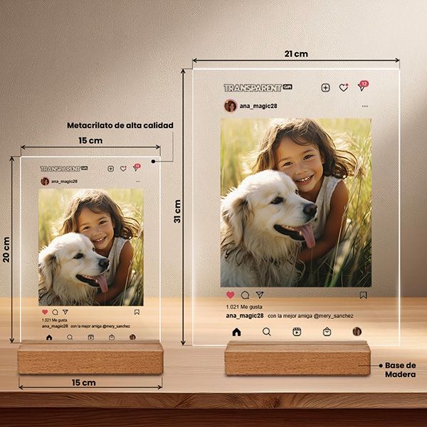 Placa Instagram personalizada