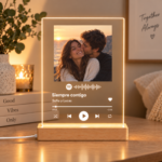 Lámpara Spotify personalizada Miniatura de Lámpara Spotify personalizada