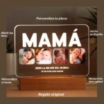 Miniatura de Lámpara Mamá con 4 fotos personalizada